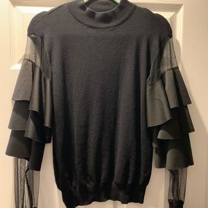 Fashion Nova Cha Cha Sweater in Black